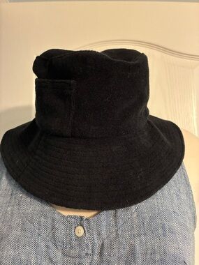 Lack Of Color Black Bucket Hat Small
